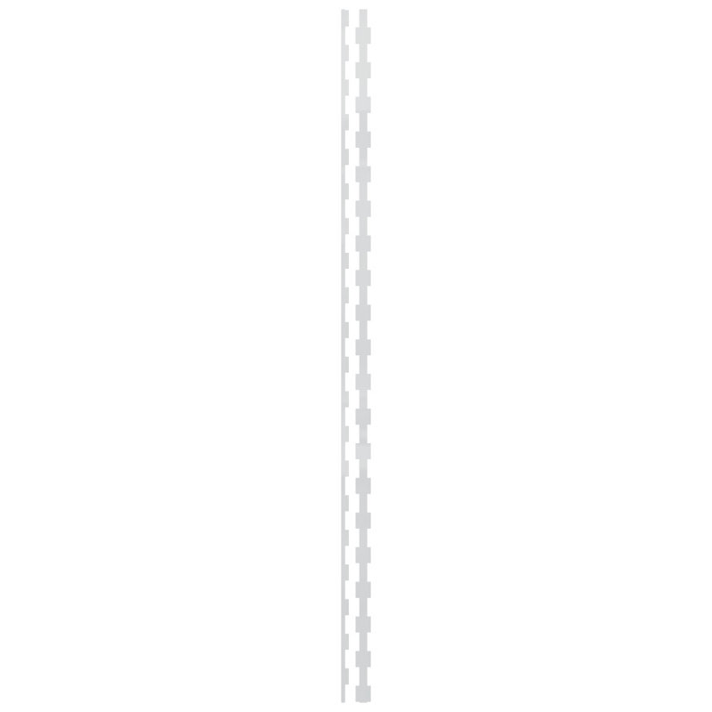 Ensemble de 30 panneaux muraux Midland, H 94 po x l 2 po, Blanc