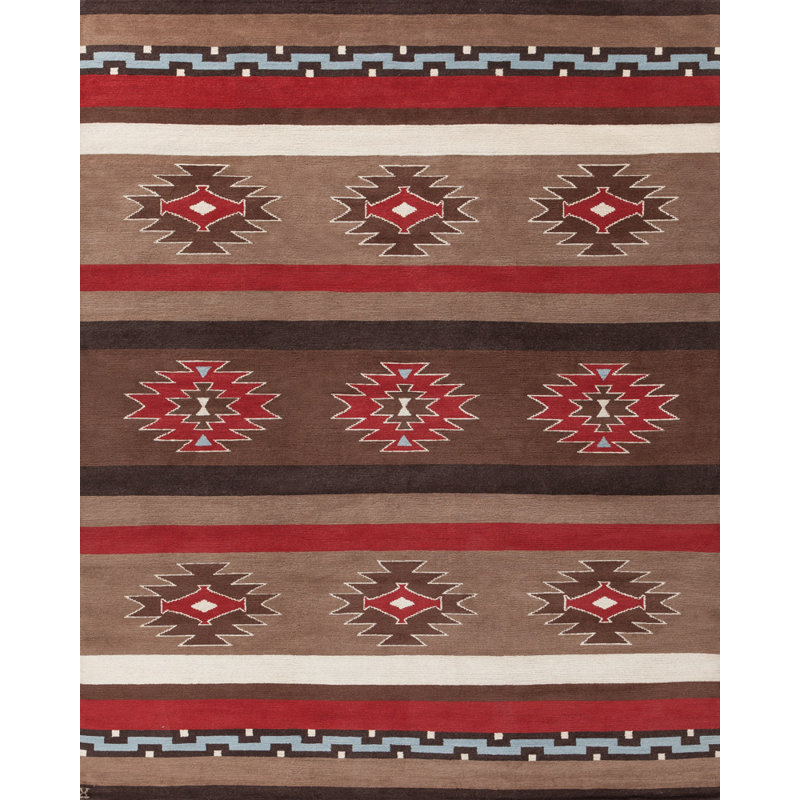 Mesa Wool Southwestern Area Rug, Rectangle 8' x 10'