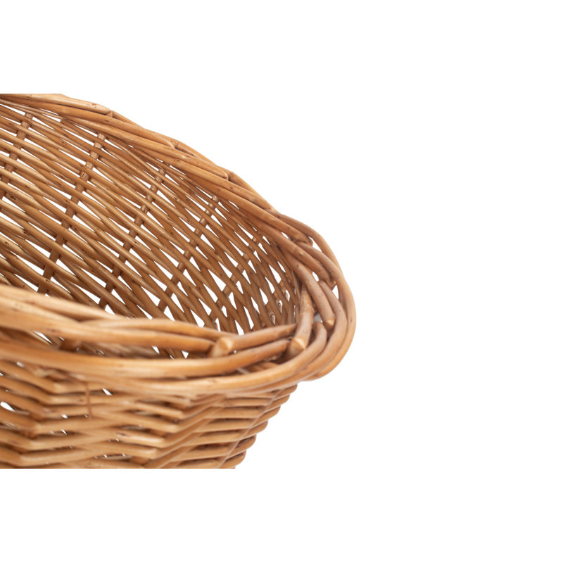 Wicker Light Steamed Waste Paper Bin