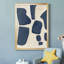 «Blue P pièces I», reproduction sur toile encadrée-762526512-762526513