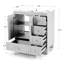 Meuble-lavabo 30 po avec lavabo en céramique - Tiroirs à fermeture en douceur, structure en bois massif, rangement multi-organisateur, 76 x 47 x 85 cm-1222063507