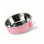 Cage pour chien, cuvette amovible en acier inoxydable pour animal de compagnie, cage pour chenil, nourriture et eau, tonneau pour chiot, chat, lapin, cochon d'Inde, furet (1 pièce, taille: L)