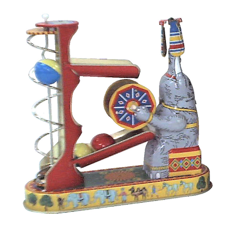 Jouet éléphant avec mécanisme en spirale Lulette