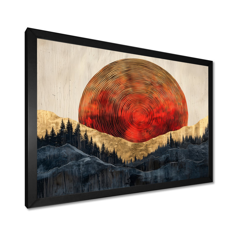 Graeff - Landscapes Canvas Art Print, H 24 po x l 32 po, Cadre simple, Noir
