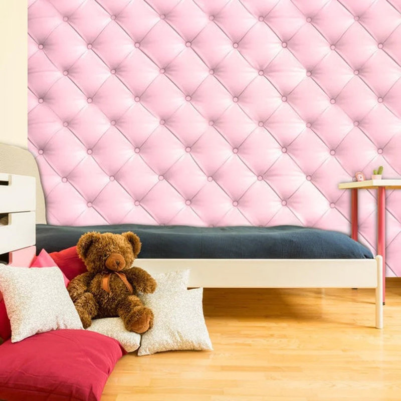 Murale lisse, L 96 po x l 137 po, Rose
