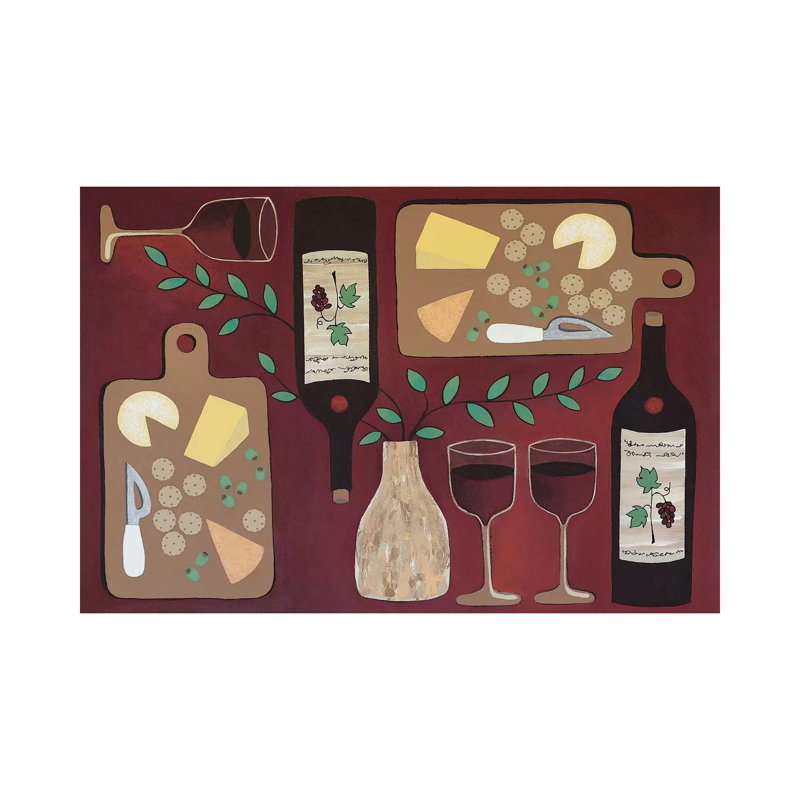 Wine O'clock by Lisa Frances Judd - Wrapped Canvas Print, 66.04 cm H x 45.72 cm W x 3.175 cm D