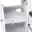 84" Double-Sink Bathroom Vanity, 2 Ceramic Sinks and a Engineered Stone Countertop, Large storage Bathroom Vanity with Silver Metal and 6 Drawers, Soft Closing Design, Wood-128990171