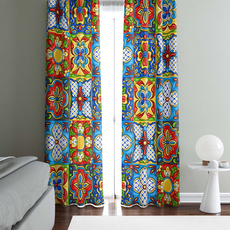 Semi Sheer Curtain Pair, 20" W x 82" L