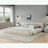 Upholstered Bed Frame with Thick Fabric Chenille Fabric Grounded Platform Bed with Headboard and Solid Frame No Box Spring Needed-75409363