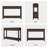 COCO DESIGN 47.2'' Console Table With 2 Drawers, Wood Sofa Table For Entryway Hallway Living Room, Dark Gray-45938189