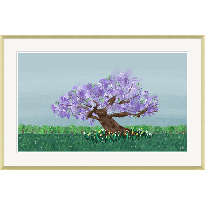 Wisteria Painting by Yuki Osada