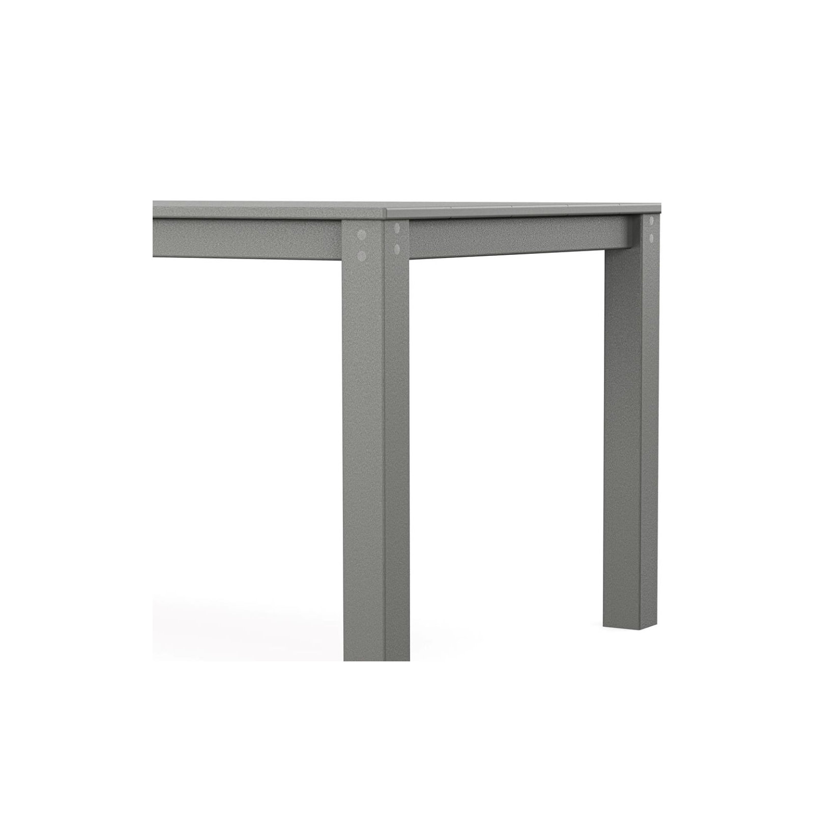 POLYWOOD Tables Outdoor Dining Table, Slate Gray
