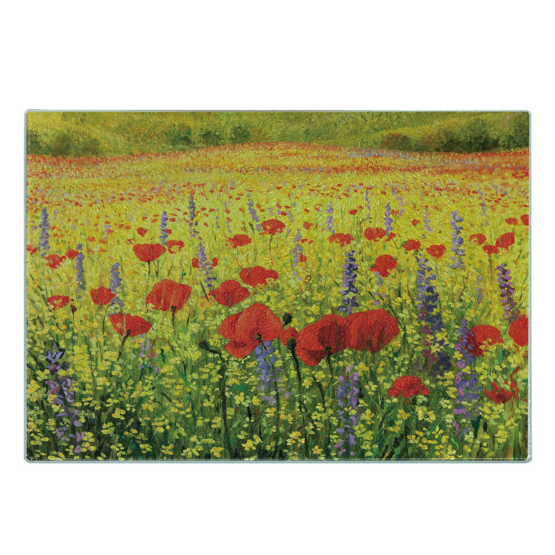 Planche à découper en verre trempé Ambesonne
