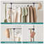 150cm Rolling Clothing Rack