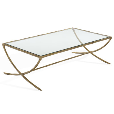 Evelynn Glass Top Coffee Table