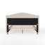 Lit plateforme tapissier avec tête de lit courbé Martha Stewart Amelia-97967493-97967494