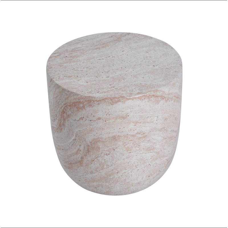 Outdoor/Indoor Lightweight Concrete Side Table