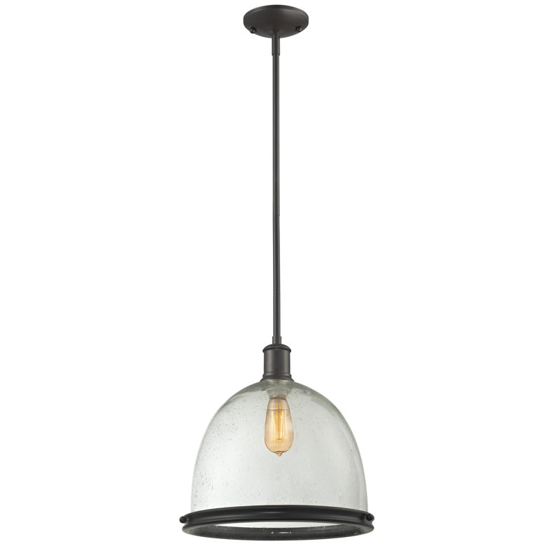 Marquise 1 - Light Single Pendant, 61.5" H x 13" W x 13" D, Brushed Nickel