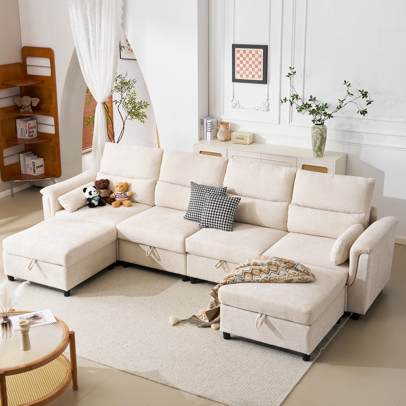 Canapé U Cloud, Beige