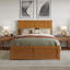 Lit plateforme en bois massif avec pied de lit et tiroirs de rangement Nantucket-96140421-96140420