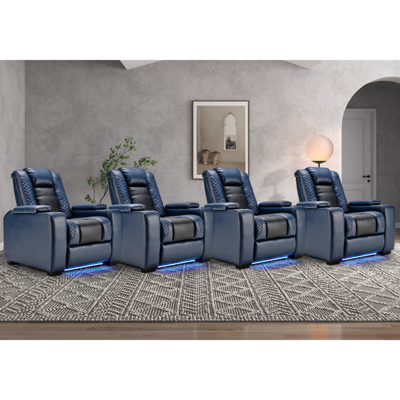 Fauteuil de cinéma maison Valdur, Bleu