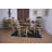 Huerfano Valley Solid Wood Top Pedestal Dining Set