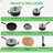 17 - Piece Non-Stick Aluminum Cookware Set-67987122
