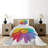 Flower Farmhouse / Country Polyester Floral Coverlet