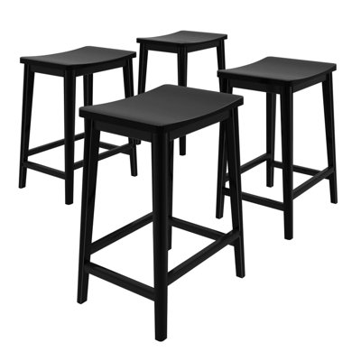 Smythe Solid Wood Counter Stool with Solid Wood Frame