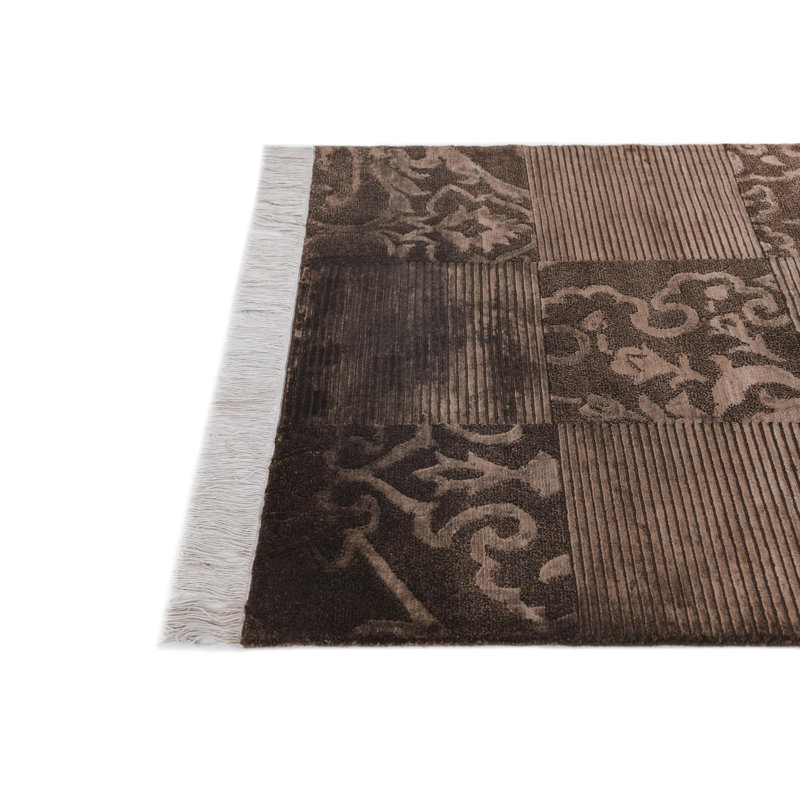 Tapis brun chocolat Pastrana