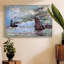 Paysage marin encadré sur toile par Claude Monet-92524001-92524006