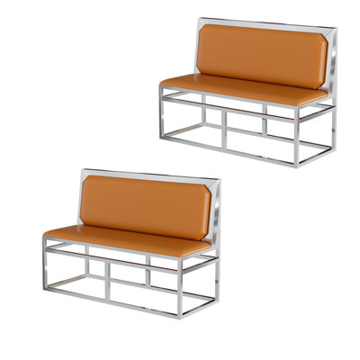 Banc rembourré en similicuir