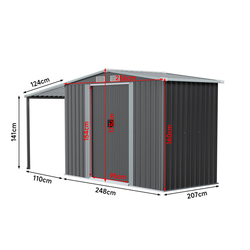 Garden Metal Storage Shed
