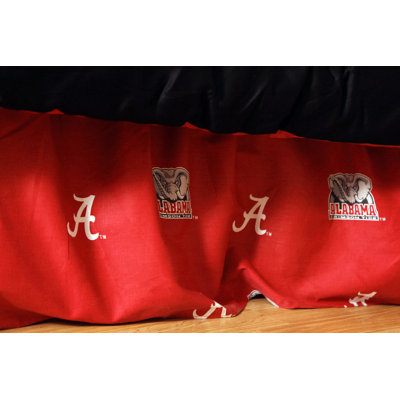 NCAA Ruffled Bed Skirt