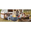 Foyer d'extérieur sans fumée, avec cendrier coulissant, foyers d'extérieur portatifs, poignée de transport pour le patio de camping, acier inoxydable-659838513