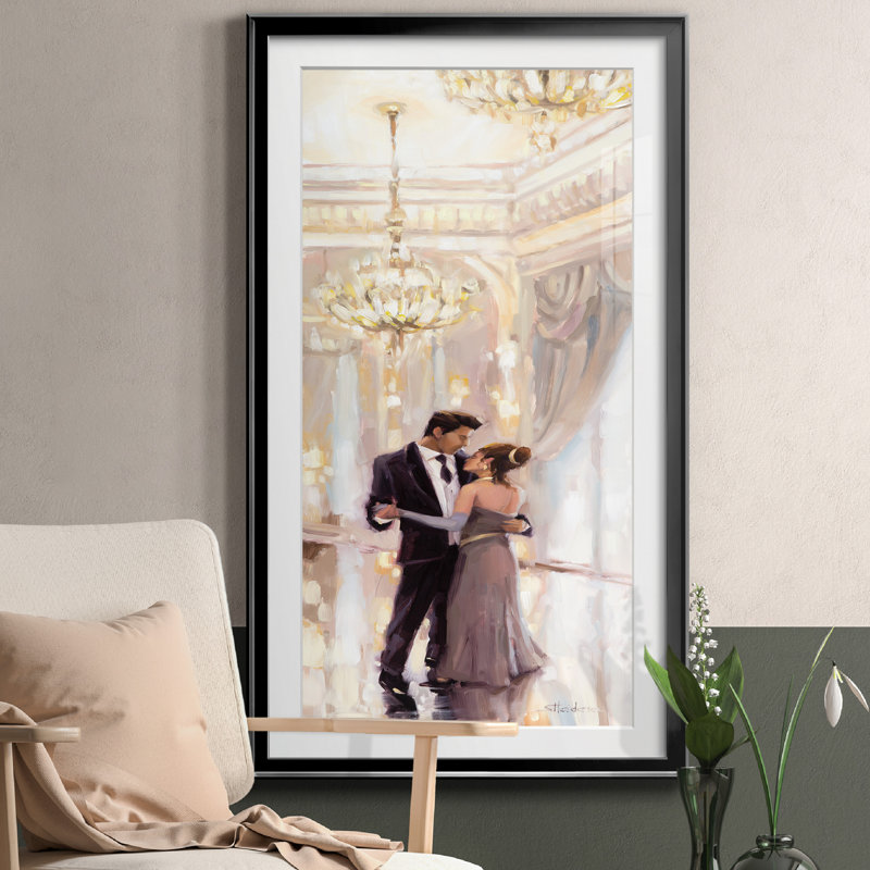 Just The Two Of Us - peinture encadrée, H 14,5 po x l 26,5 po x P 1,5 po, Noir