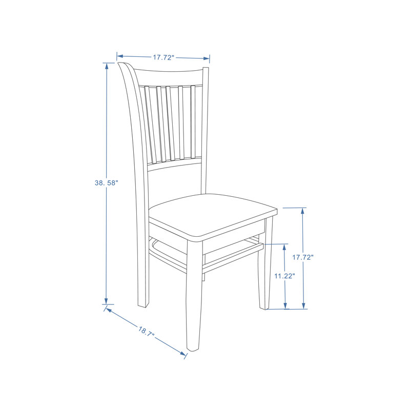 Chaise d'appoint Emete, Noir