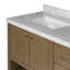 Meuble-lavabo double Anurima - marbre de Carrare-1813283210