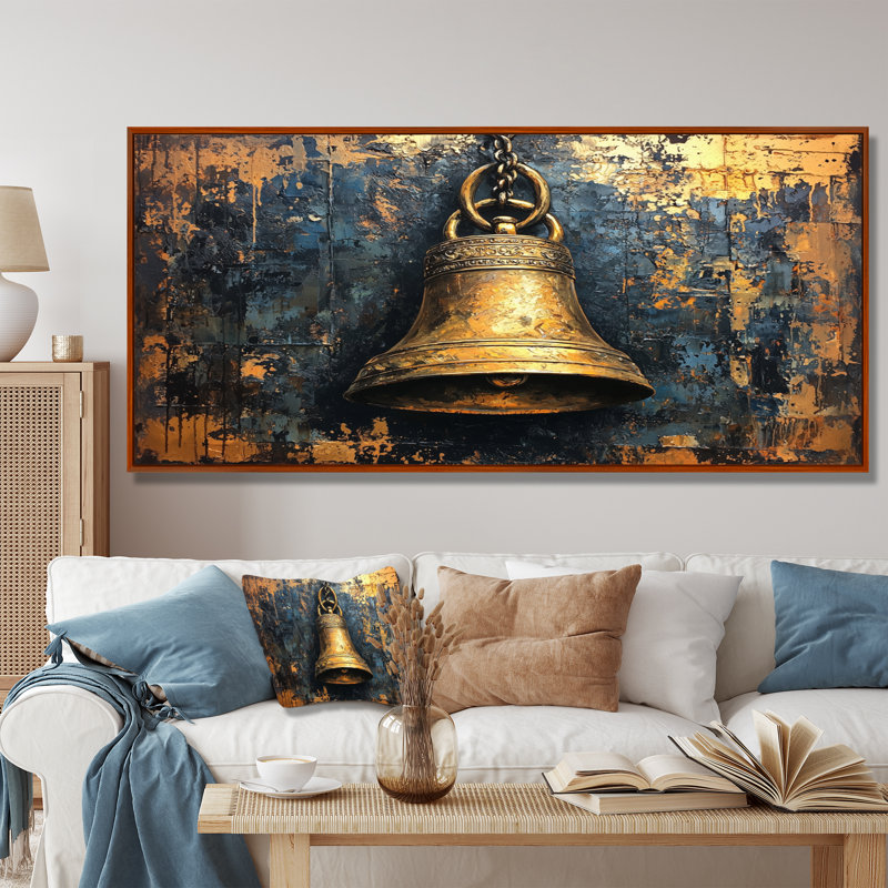 Laiklynn - Patriotist, art mural, Brun, H 28 po x l 60 po, Impression encadrée flottante
