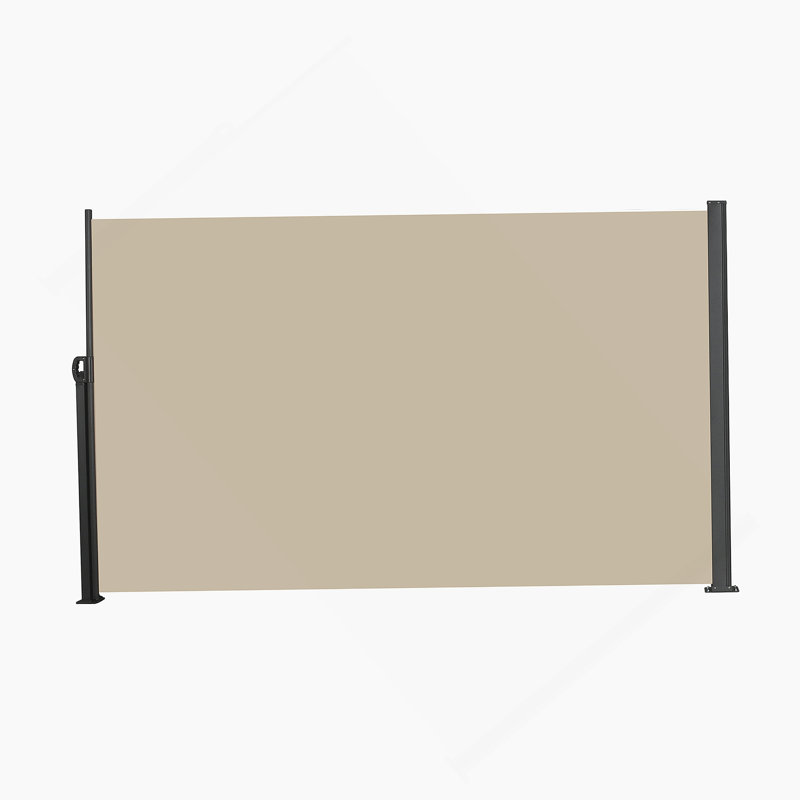 Auvent rétractable polyvalent pour plus d'intimité et de confort, H 70,87 po x l 118,1 po x P 1,58 po