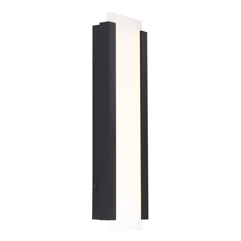 Fiction LED Outdoor Sconce, 20" H x 2.38" W x 6.25" D