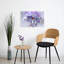 Ladybug On Purple Bloom Colorful Delicate Peaceful Ladybug Flower Nature Wall Art Print by Ellen van Deelen - 1 Piece Wrapped Canvas Wall Art-1851890058