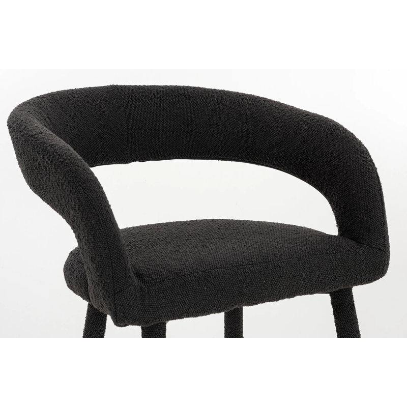 Tabouret Darius, Noir