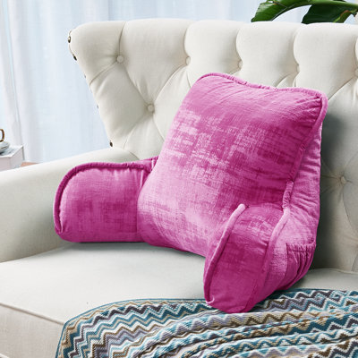 Housse et insert de coussin de lit texturé en velours