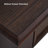 Caros Wooden Writing Desk, Dark Brown