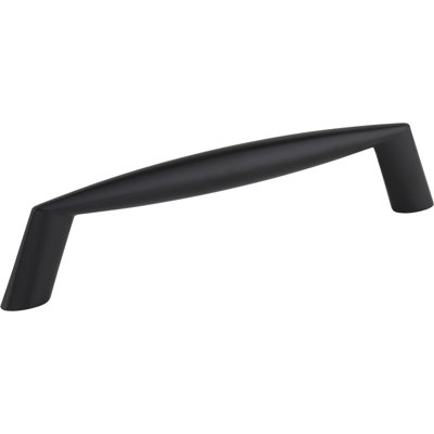 128 Mm Center-To-Center Matte Black Zachary Cabinet Pull
