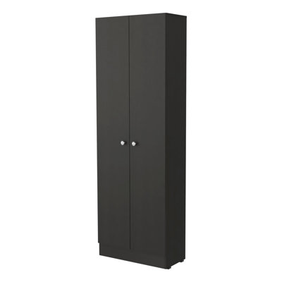 Armoire de rangement à deux portes Virginia, cinq tablettes