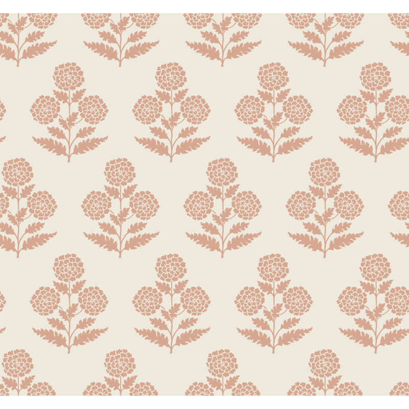 Papier peint Souci Rose Marigolds