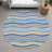 Machine Washable Indoor/Outdoor Micelotta ACN2333 Stripes Rug-794517252