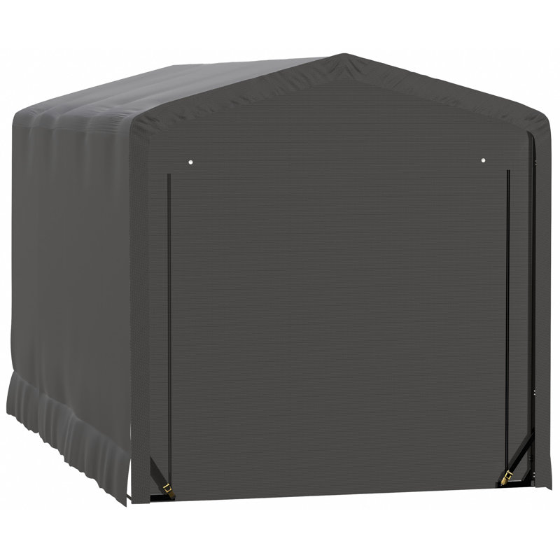 ShelterTube Wind and Snow-Load Rated Garage, 10x18x10 Grey